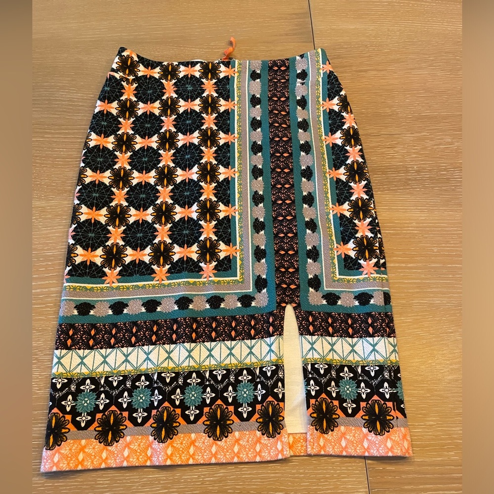Maeve (Anthropologie) Patterned Pencil Skirt - Size M